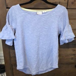 Anthropologie lavender puff sleeve